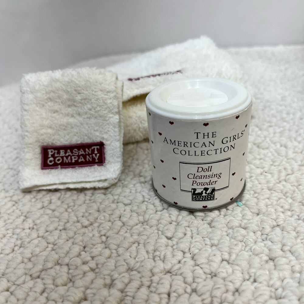 Pleasant Co American Girl Collection Doll Skin Care Kit Cleansing Powder & Towel